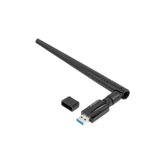 Бездротовий мережевий адаптер Lanberg NC-1200-WIE AC1200 USB 3.0 Dual Band (5901969438673)
