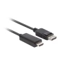 Кабель Lanberg DisplayPort (M) v1.1 на HDMI (M) 1 м (5901969438703)