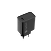 Мережевий зарядний пристрій Natec Ribera NUC-2060 USB-C 20 Вт PD Black (5901969443097)