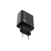 Мережевий зарядний пристрій Natec Ribera NUC-2060 USB-C 20 Вт PD Black (5901969443097)