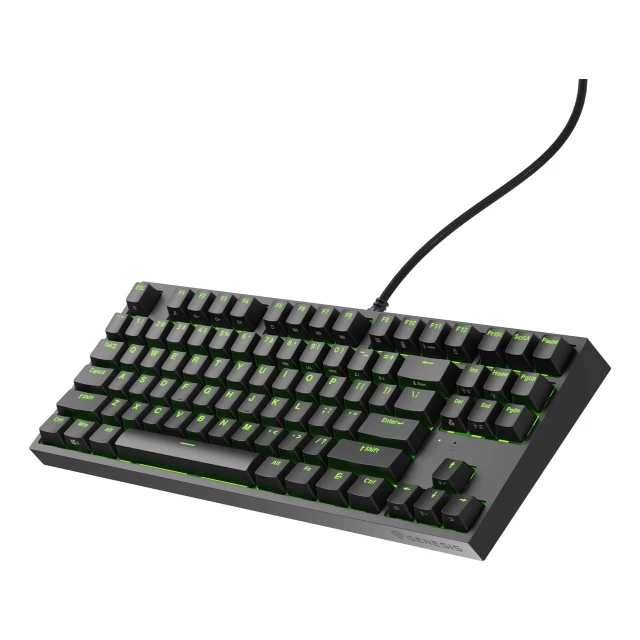 Клавіатура Genesis Thor 404 TKL ігрова USB US розкладка Black (5901969443196)