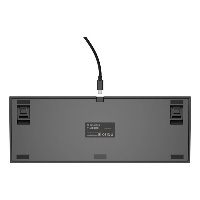 Клавіатура Genesis Thor 404 TKL ігрова USB US розкладка Black (5901969443196)