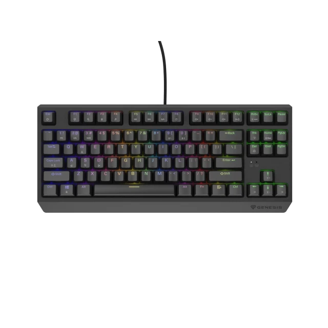 Клавіатура Genesis Thor 230 TKL ігрова USB US розкладка Black (5901969443271)