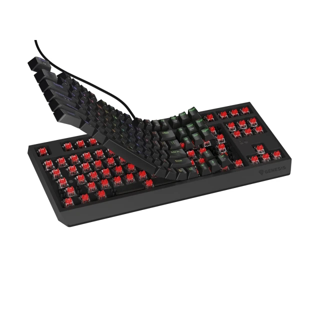 Клавіатура Genesis Thor 230 TKL ігрова USB US розкладка Black (5901969443271)