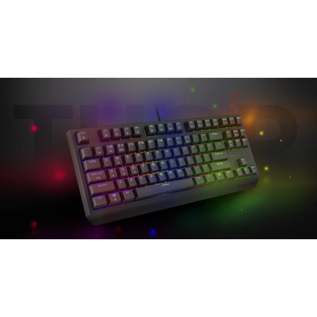 Клавіатура Genesis Thor 230 TKL ігрова USB US розкладка Black (5901969443271)