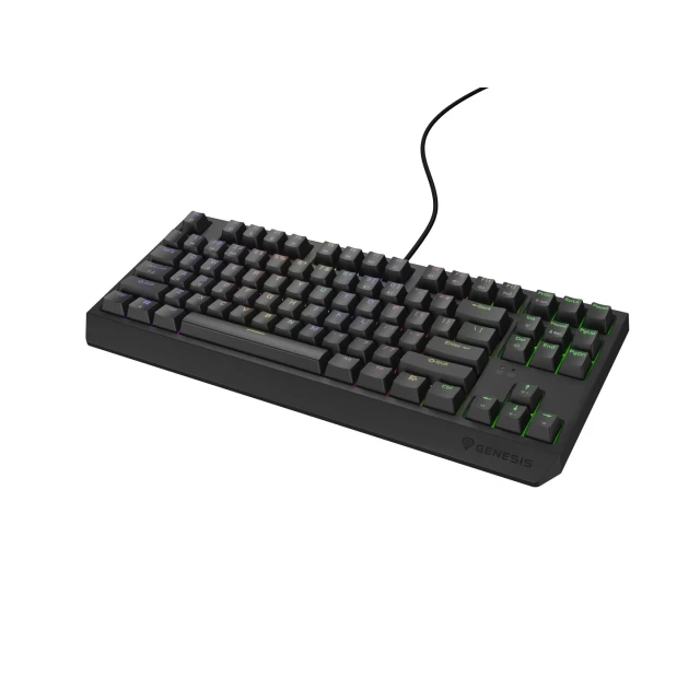 Клавіатура Genesis Thor 230 TKL ігрова USB US розкладка Black (5901969443271)