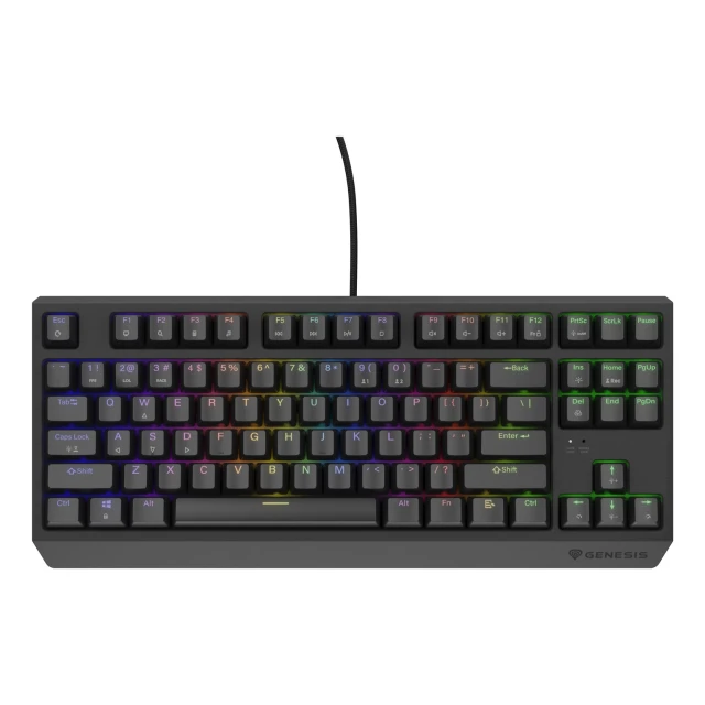 Клавіатура Genesis Thor 230 TKL ігрова USB US розкладка Black (5901969443295)