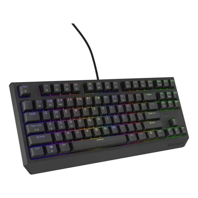 Клавіатура Genesis Thor 230 TKL ігрова USB US розкладка Black (5901969443295)