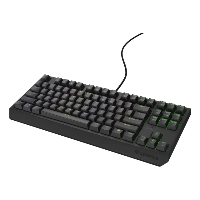 Клавіатура Genesis Thor 230 TKL ігрова USB US розкладка Black (5901969443295)