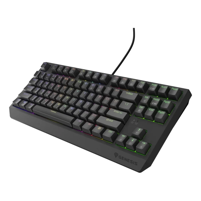 Клавіатура Genesis Thor 230 TKL ігрова USB US розкладка Black (5901969443295)