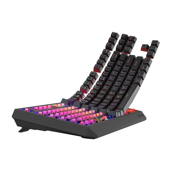Клавиатура Genesis Thor 230 TKL игровая беспроводная USB RF Wireless Bluetooth US раскладка Black (5901969443790)