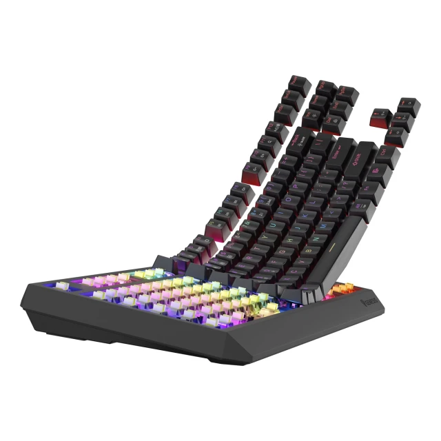 Клавіатура Genesis Thor 230 TKL ігрова USB + RF Wireless + Bluetooth US розкладка Black (5901969443813)
