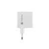 Мережевий зарядний пристрій Natec Ribera NUC-2144 GaN 1x USB-A 1x USB-C 65 Вт White (5901969444254)