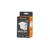 Мережевий зарядний пристрій Natec Ribera NUC-2144 GaN 1x USB-A 1x USB-C 65 Вт White (5901969444254)