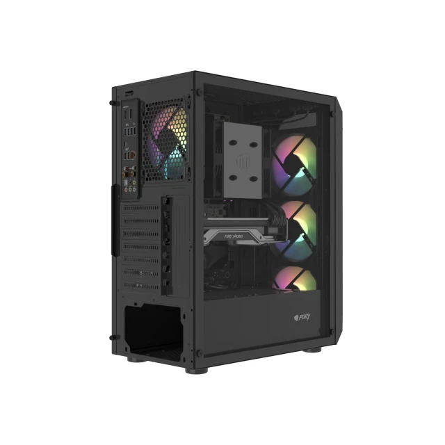 Корпус Fury Shobo SH4F RGB Midi з вікном Black (5901969444353)