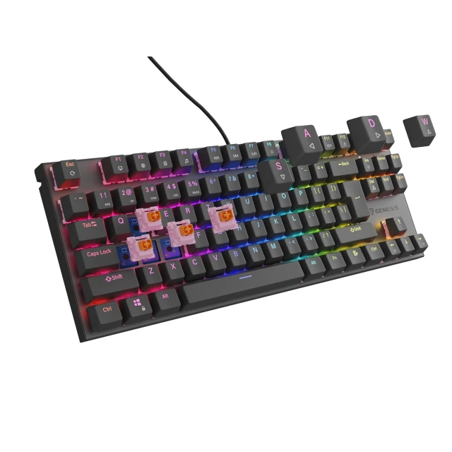 Клавіатура Genesis NKG-2155 ігрова USB UK розкладка Black (5901969444360)