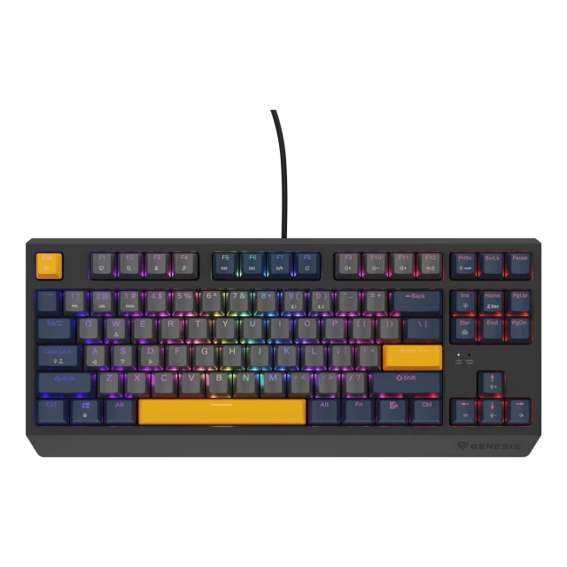 Клавіатура Genesis Thor 230 TKL ігрова USB US розкладка Blue (5901969444452)