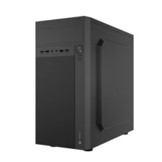 Корпус для ПК Natec Helix MATX Mini Tower USB-C Black (5901969444520)