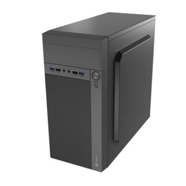 Корпус для ПК Natec Helix MATX Mini Tower USB-C Black (5901969444520)