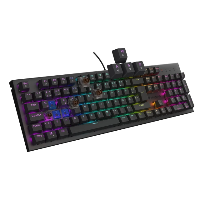 Клавіатура Genesis Thor 303 ігрова USB німецька розкладка Black (5901969444599)
