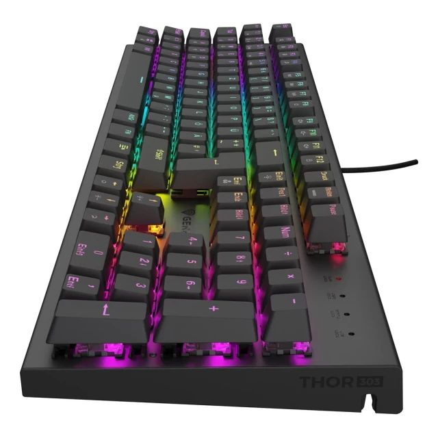 Клавіатура Genesis Thor 303 ігрова USB німецька розкладка Black (5901969444599)