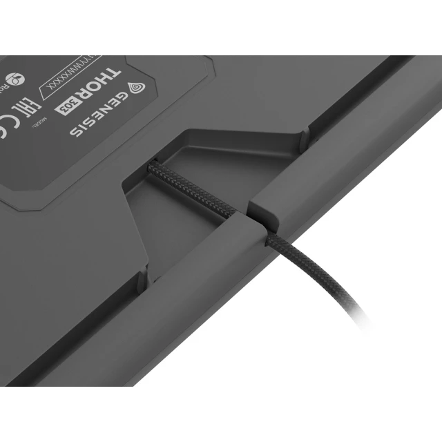 Клавіатура Genesis NKG-2179 ігрова USB німецька розкладка Black (5901969444605)