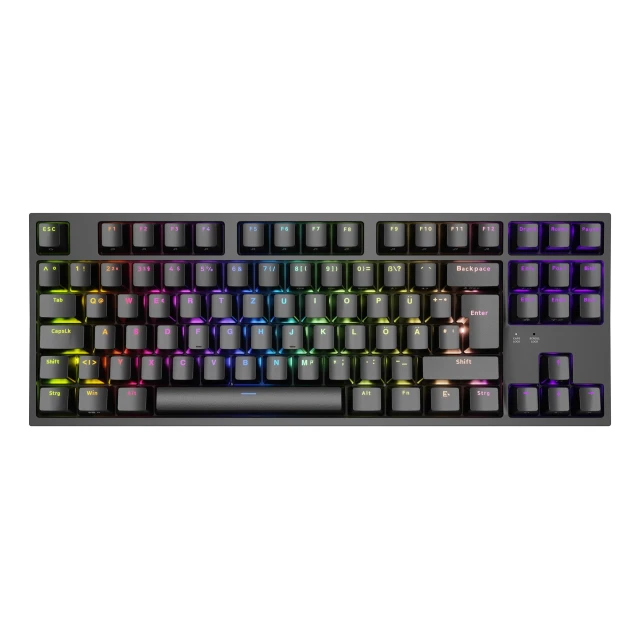 Клавіатура Genesis Thor 404 TKL ігрова USB німецька розкладка Black (5901969444643)