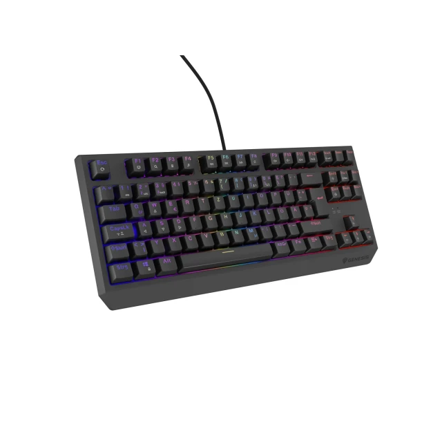Клавіатура Genesis Thor 230 TKL ігрова механічна Outemu Red німецька розкладка Black (5901969444995)