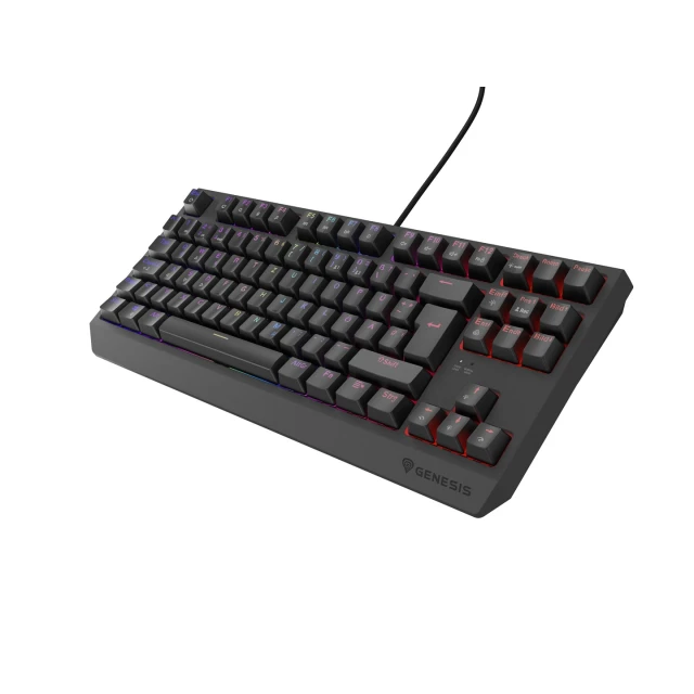 Клавіатура Genesis Thor 230 TKL ігрова механічна Outemu Red німецька розкладка Black (5901969444995)