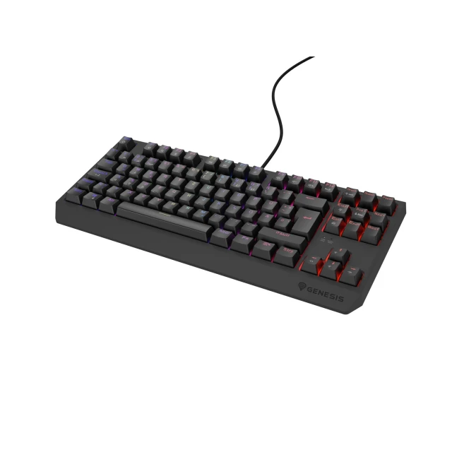 Клавіатура Genesis Thor 230 TKL ігрова механічна Outemu Red німецька розкладка Black (5901969444995)