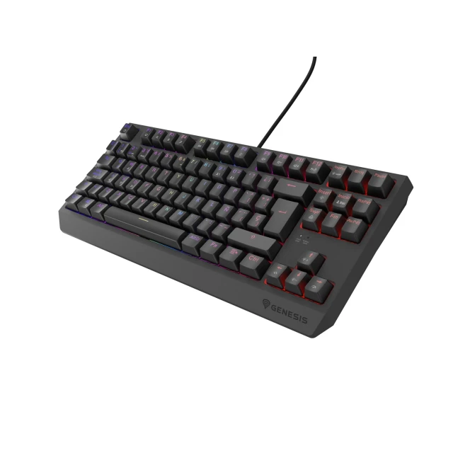 Клавіатура Genesis Thor 230 TKL ігрова USB іспанська розкладка Black (5901969445008)