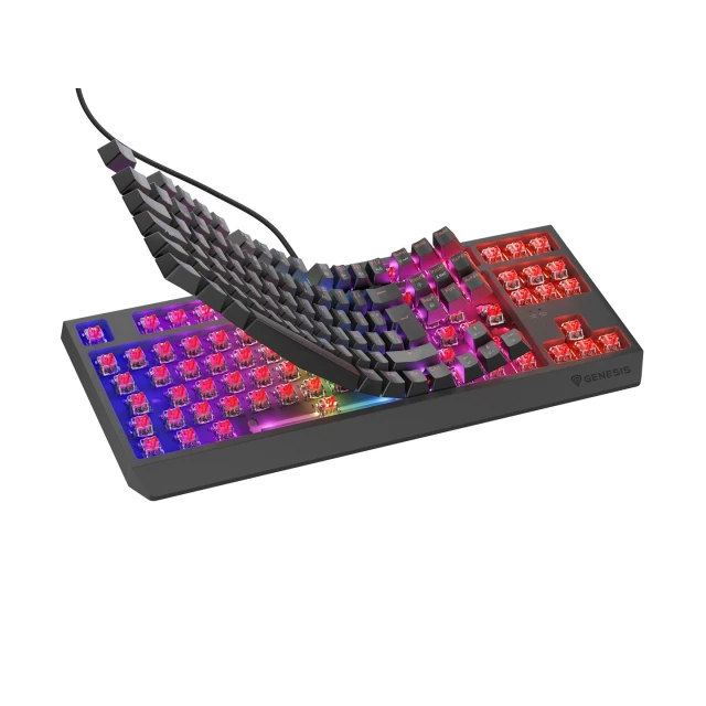 Клавіатура Genesis Thor 230 TKL ігрова USB іспанська розкладка Black (5901969445008)
