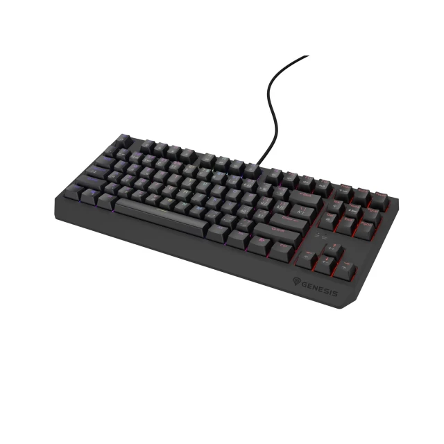 Клавиатура Genesis Thor 230 TKL игровая USB чешская/словацкая раскладка Black (5901969445015)