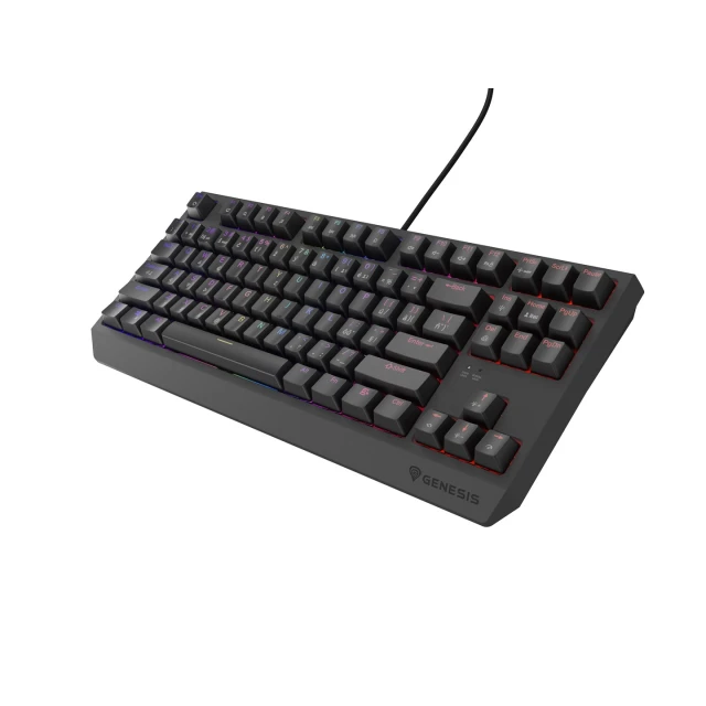 Клавиатура Genesis Thor 230 TKL игровая USB чешская/словацкая раскладка Black (5901969445015)
