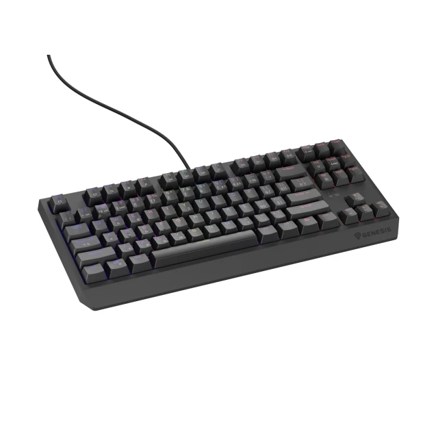 Клавиатура Genesis Thor 230 TKL игровая USB чешская/словацкая раскладка Black (5901969445015)