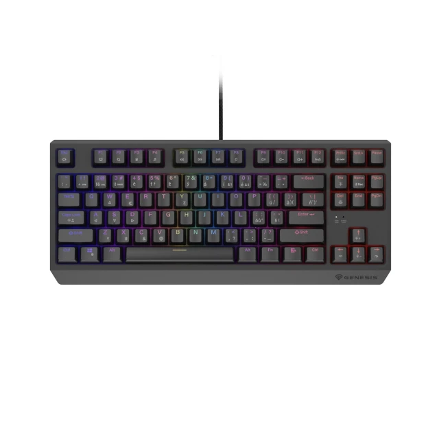 Клавиатура Genesis Thor 230 TKL игровая USB чешская/словацкая раскладка Black (5901969445015)