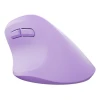 Миша Natec Crake 2 вертикальна бездротова 2400 DPI Bluetooth 5.2 + 2.4 GHz Pure Lavender (5901969445732)