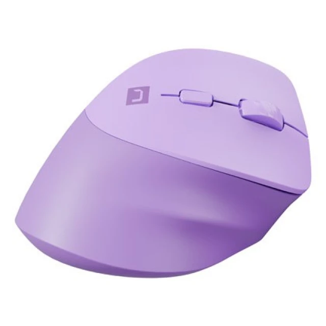 Миша Natec Crake 2 вертикальна бездротова 2400 DPI Bluetooth 5.2 + 2.4 GHz Pure Lavender (5901969445732)