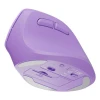 Миша Natec Crake 2 вертикальна бездротова 2400 DPI Bluetooth 5.2 + 2.4 GHz Pure Lavender (5901969445732)