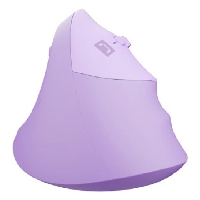 Миша Natec Crake 2 вертикальна бездротова 2400 DPI Bluetooth 5.2 + 2.4 GHz Pure Lavender (5901969445732)