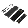 Зовнішній кейс Natec для SSD Rhino M.2 NVMe Lite USB-C 3.1 Gen 2 алюміній (5901969446012)