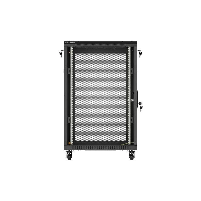 Шафа підлогова Lanberg 18U 600x600 мм Black (5901969448276)
