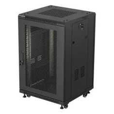 Шафа підлогова Lanberg 18U 600x600 мм Black (5901969448276)