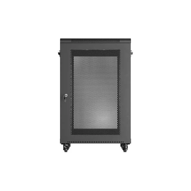 Шафа підлогова Lanberg 18U 600x600 мм Black (5901969448276)