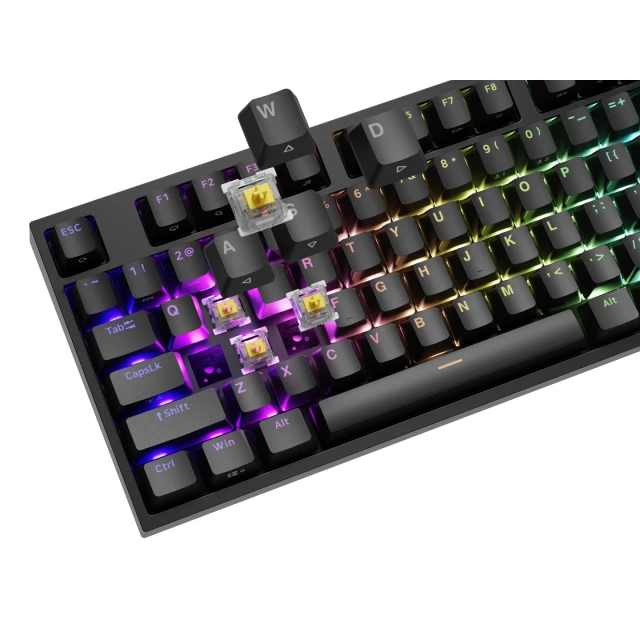 Клавиатура Genesis Thor 404 USB US раскладка Black (5901969449143)