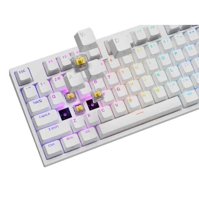 Клавиатура Genesis Thor 404 USB US раскладка White (5901969449167)