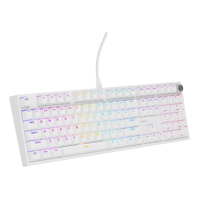 Клавиатура Genesis Thor 404 USB US раскладка White (5901969449167)