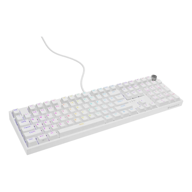 Клавіатура Genesis USB US розкладка White (5901969449174)