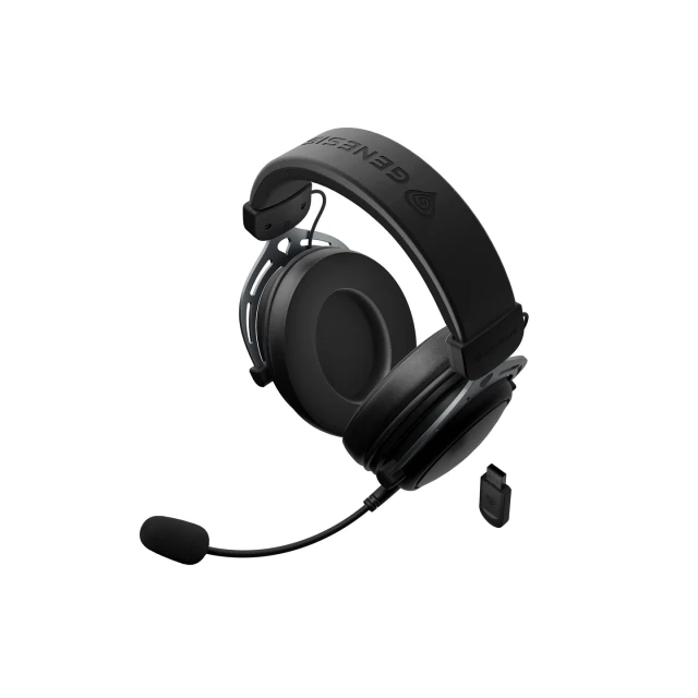 Навушники Genesis Toron 706 провідні та бездротові ігрові USB Type-C Bluetooth Black (5901969449587)