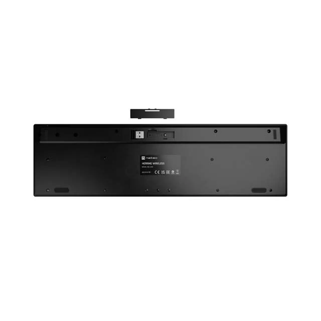 Клавіатура Natec Herring бездротова 2.4 GHz Slim (5901969449662)